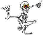 Hopping Skeleton